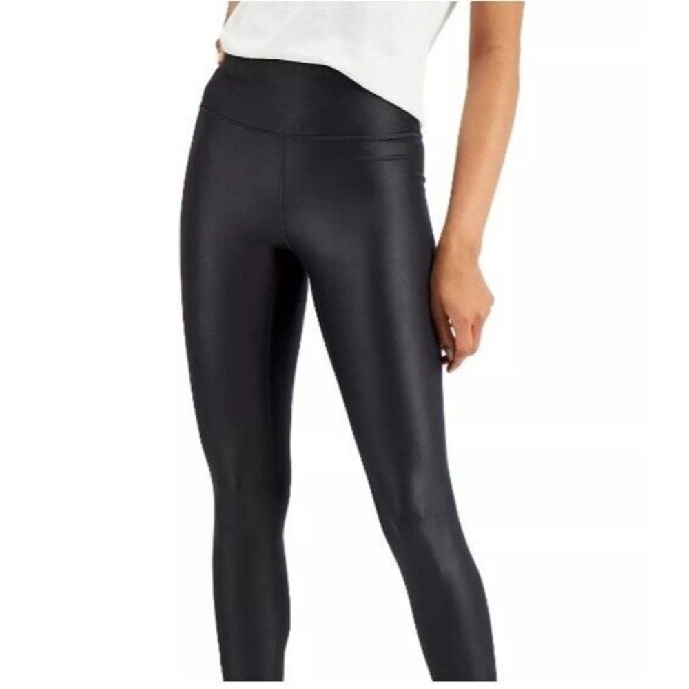 Inc Shine Compression Legging in Deep Black, size Small. MSRP $39.99